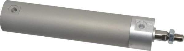 SMC PNEUMATICS - 1" Bore Double Acting Air Cylinder - 1/8 Port, 5/16-24 Rod Thread, 140 Max psi, 40 to 140°F - USA Tool & Supply