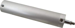 SMC PNEUMATICS - 2-1/2" Bore Double Acting Air Cylinder - 1/4 Port, 1/2-20 Rod Thread, 140 Max psi, 40 to 140°F - USA Tool & Supply