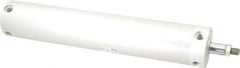 SMC PNEUMATICS - 2-1/2" Bore Double Acting Air Cylinder - 1/4 Port, 1/2-20 Rod Thread, 140 Max psi, 40 to 140°F - USA Tool & Supply