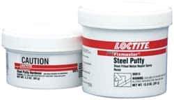 Loctite - 25 Lb Kit Gray Epoxy Resin Putty - 203°F Max Operating Temp, 6 hr Full Cure Time, Series 135 - USA Tool & Supply