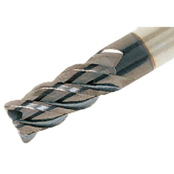 Iscar - 8mm, 4 Flute, Single End, Solid Carbide, 1.5mm Corner Radius End Mill - 63mm OAL, 45° Helix, Right Hand Flute, 20mm LOC, Right Hand Cut - USA Tool & Supply
