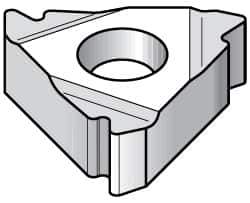 Kennametal - 22ER External Right Hand 5 API Rotary Shoulder Connections Laydown Threading Insert - Grade KC5010, TiAlN Coated Carbide, 12.7mm Inscribed Circle - USA Tool & Supply