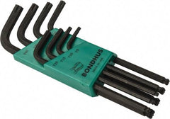 Bondhus - 8 Piece T9 to T40 L-Key Torx Key Set - T9, T40 Torx Size - USA Tool & Supply