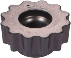 Iscar - RCMW1607 FW Grade IC908 Carbide Milling Insert - TiAlN Finish, 0.1969" Thick, 16mm Inscribed Circle - USA Tool & Supply