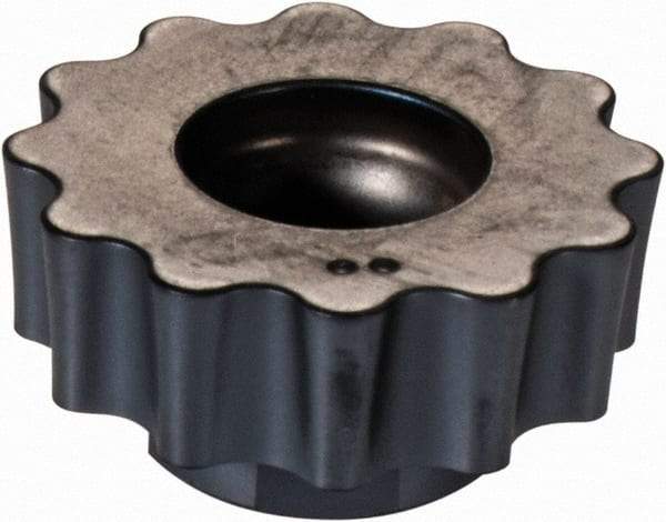 Iscar - RCMW1607 FW Grade IC910 Carbide Milling Insert - AlTiN Finish, 0.197" Thick, 16mm Inscribed Circle - USA Tool & Supply