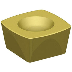 Kennametal - XDPW90412 D Grade KCPM40 Carbide Milling Insert - AlCrTiN Finish, 4.76mm Thick, 3/8" Inscribed Circle, 1.2mm Corner Radius - USA Tool & Supply