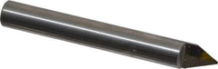 Onsrud - 60° Incl Angle, 1/4" Shank Diam, 2" OAL, 0.03" Cut Diam, Conical Engraving Cutter - 1/2" LOC, 0.03" Tip Diam, 1 Flute, Right Hand Cut, Solid Carbide, Uncoated - USA Tool & Supply