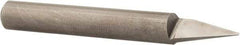 Onsrud - 30° Incl Angle, 1/4" Shank Diam, 2" OAL, 0.03" Cut Diam, Conical Engraving Cutter - 1/2" LOC, 0.03" Tip Diam, 1 Flute, Right Hand Cut, Solid Carbide, Uncoated - USA Tool & Supply