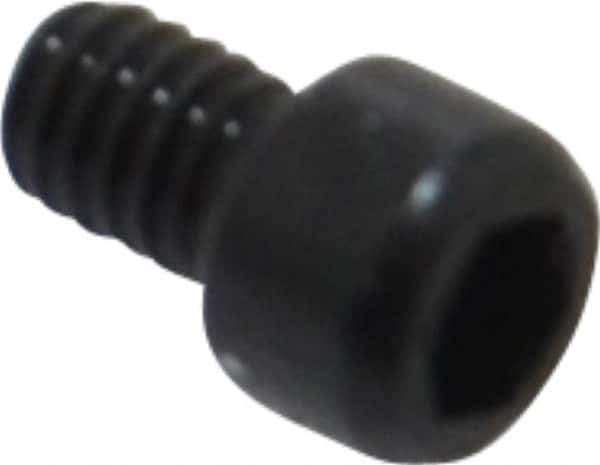 Value Collection - #1-72 UNF Hex Socket Drive, Socket Cap Screw - Alloy Steel, Black Oxide Finish, Fully Threaded, 1/8" Length Under Head - USA Tool & Supply