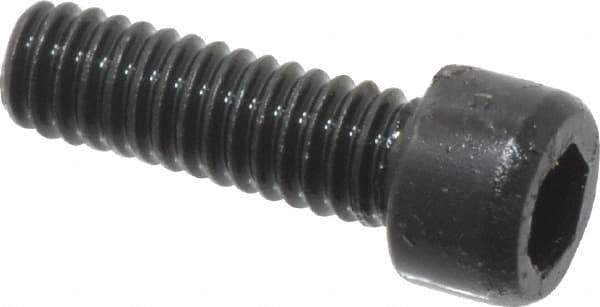 Value Collection - #1-72 UNF Hex Socket Drive, Socket Cap Screw - Alloy Steel, Black Oxide Finish, Fully Threaded, 1/4" Length Under Head - USA Tool & Supply