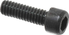 Value Collection - #1-72 UNF Hex Socket Drive, Socket Cap Screw - Alloy Steel, Black Oxide Finish, Fully Threaded, 1/4" Length Under Head - USA Tool & Supply