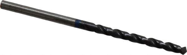 Accupro - #34 120° Cobalt Jobber Drill - TiAlN Finish, Right Hand Cut, Spiral Flute, Straight Shank, 61mm OAL, Split Point - USA Tool & Supply