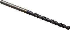 Accupro - #30 120° Cobalt Jobber Drill - TiAlN Finish, Right Hand Cut, Spiral Flute, Straight Shank, 65mm OAL, Split Point - USA Tool & Supply