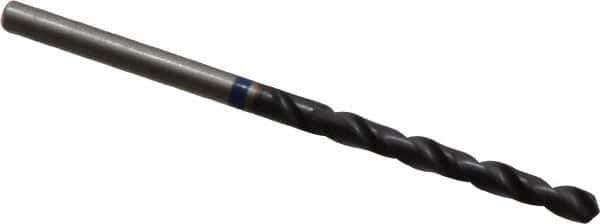 Accupro - #27 120° Cobalt Jobber Drill - TiAlN Finish, Right Hand Cut, Spiral Flute, Straight Shank, 70mm OAL, Split Point - USA Tool & Supply