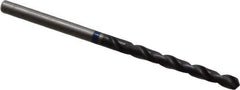 Accupro - #27 120° Cobalt Jobber Drill - TiAlN Finish, Right Hand Cut, Spiral Flute, Straight Shank, 70mm OAL, Split Point - USA Tool & Supply