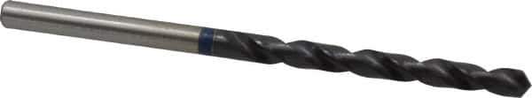 Accupro - #21 120° Cobalt Jobber Drill - TiAlN Finish, Right Hand Cut, Spiral Flute, Straight Shank, 75mm OAL, Split Point - USA Tool & Supply
