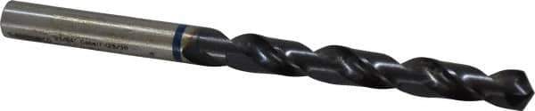 Accupro - 21/64" 120° Cobalt Jobber Drill - TiAlN Finish, Right Hand Cut, Spiral Flute, Straight Shank, 117mm OAL, Faceted Point - USA Tool & Supply