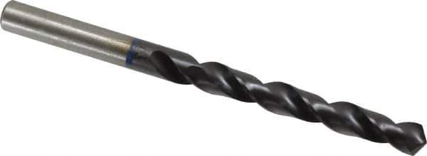 Accupro - 23/64" 120° Cobalt Jobber Drill - TiAlN Finish, Right Hand Cut, Spiral Flute, Straight Shank, 125mm OAL, Faceted Point - USA Tool & Supply