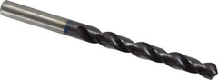Accupro - 23/64" 120° Cobalt Jobber Drill - TiAlN Finish, Right Hand Cut, Spiral Flute, Straight Shank, 125mm OAL, Faceted Point - USA Tool & Supply