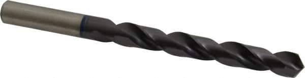 Accupro - 15/32" 120° Cobalt Jobber Drill - TiAlN Finish, Right Hand Cut, Spiral Flute, Straight Shank, 151mm OAL, Faceted Point - USA Tool & Supply