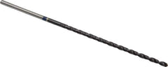 Accupro - #46, 118° Point, Spiral Flute, Vanadium High Speed Steel Taper Length Drill Bit - TiAlN Finish, 56mm Flute Length, 85mm OAL - USA Tool & Supply