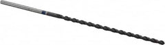 Accupro - #45 118° Spiral Flute Vanadium High Speed Steel Taper Length Drill Bit - USA Tool & Supply