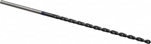 Accupro - #43 118° Spiral Flute Vanadium High Speed Steel Taper Length Drill Bit - USA Tool & Supply
