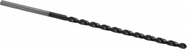 Accupro - #39 118° Spiral Flute Vanadium High Speed Steel Taper Length Drill Bit - USA Tool & Supply