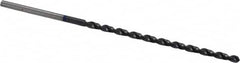 Accupro - #39 118° Spiral Flute Vanadium High Speed Steel Taper Length Drill Bit - USA Tool & Supply