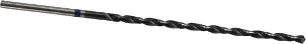 Accupro - #36, 118° Point, Spiral Flute, Vanadium High Speed Steel Taper Length Drill Bit - TiAlN Finish, 66mm Flute Length, 100mm OAL - USA Tool & Supply