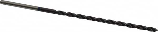 Accupro - #31 118° Spiral Flute Vanadium High Speed Steel Taper Length Drill Bit - USA Tool & Supply