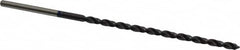 Accupro - #31 118° Spiral Flute Vanadium High Speed Steel Taper Length Drill Bit - USA Tool & Supply