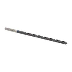 Accupro - #14 118° Spiral Flute Vanadium High Speed Steel Taper Length Drill Bit - USA Tool & Supply