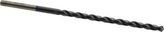 Accupro - #12, 118° Point, Spiral Flute, Vanadium High Speed Steel Taper Length Drill Bit - TiAlN Finish, 87mm Flute Length, 132mm OAL - USA Tool & Supply