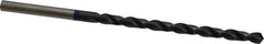 Accupro - #1, 118° Point, Spiral Flute, Vanadium High Speed Steel Taper Length Drill Bit - TiAlN Finish, 91mm Flute Length, 139mm OAL - USA Tool & Supply