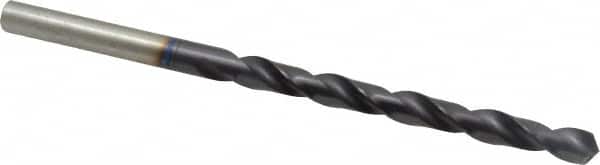 Accupro - 27/64" 118° Spiral Flute Vanadium High Speed Steel Taper Length Drill Bit - USA Tool & Supply