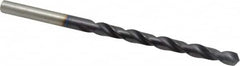 Accupro - 27/64" 118° Spiral Flute Vanadium High Speed Steel Taper Length Drill Bit - USA Tool & Supply