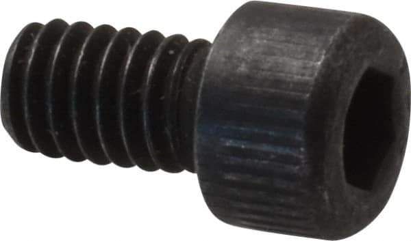 Value Collection - #6-40 UNF Hex Socket Drive, Socket Cap Screw - Alloy Steel, Black Oxide Finish, Fully Threaded, 1/4" Length Under Head - USA Tool & Supply