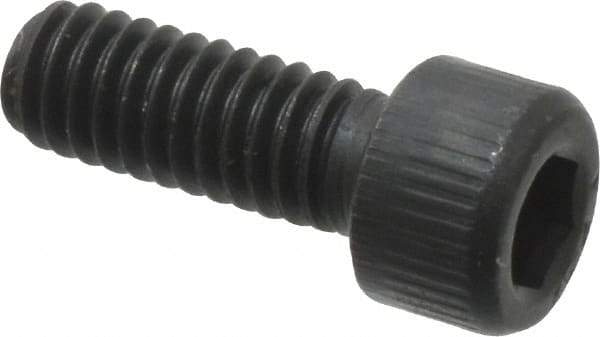 Value Collection - #6-40 UNF Hex Socket Drive, Socket Cap Screw - Alloy Steel, Black Oxide Finish, Fully Threaded, 3/8" Length Under Head - USA Tool & Supply