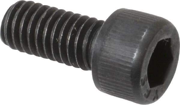Value Collection - #8-36 UNF Hex Socket Drive, Socket Cap Screw - Alloy Steel, Black Oxide Finish, Fully Threaded, 3/8" Length Under Head - USA Tool & Supply