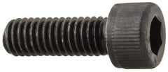 Value Collection - #8-36 UNF Hex Socket Drive, Socket Cap Screw - Alloy Steel, Black Oxide Finish, Fully Threaded, 1/2" Length Under Head - USA Tool & Supply