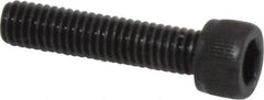 Value Collection - #8-36 UNF Hex Socket Drive, Socket Cap Screw - Alloy Steel, Black Oxide Finish, Fully Threaded, 3/4" Length Under Head - USA Tool & Supply