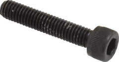 Value Collection - #10-32 UNF Hex Socket Drive, Socket Cap Screw - Alloy Steel, Black Oxide Finish, Fully Threaded, 1" Length Under Head - USA Tool & Supply