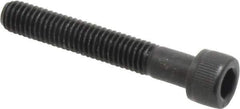 Value Collection - #10-32 UNF Hex Socket Drive, Socket Cap Screw - Alloy Steel, Black Oxide Finish, Partially Threaded, 1-1/4" Length Under Head - USA Tool & Supply