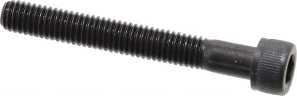 Value Collection - #10-32 UNF Hex Socket Drive, Socket Cap Screw - Alloy Steel, Black Oxide Finish, Partially Threaded, 1-1/2" Length Under Head - USA Tool & Supply