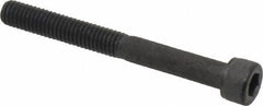 Value Collection - #10-32 UNF Hex Socket Drive, Socket Cap Screw - Alloy Steel, Black Oxide Finish, Partially Threaded, 1-3/4" Length Under Head - USA Tool & Supply