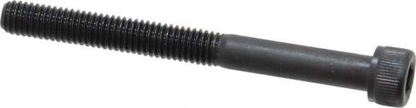 Value Collection - #10-32 UNF Hex Socket Drive, Socket Cap Screw - Alloy Steel, Black Oxide Finish, Partially Threaded, 2" Length Under Head - USA Tool & Supply