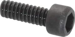 Value Collection - #2-56 UNC Hex Socket Drive, Socket Cap Screw - Alloy Steel, Black Oxide Finish, Fully Threaded, 1/4" Length Under Head - USA Tool & Supply