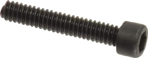 Value Collection - #2-56 UNC Hex Socket Drive, Socket Cap Screw - Alloy Steel, Black Oxide Finish, Fully Threaded, 1/2" Length Under Head - USA Tool & Supply