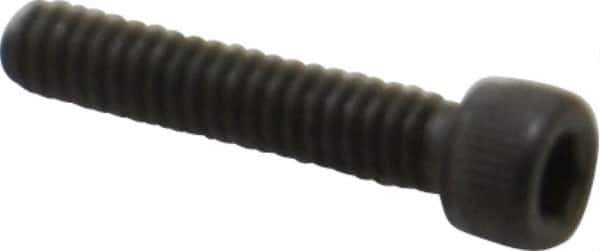 Value Collection - #3-48 UNC Hex Socket Drive, Socket Cap Screw - Alloy Steel, Black Oxide Finish, Fully Threaded, 1/2" Length Under Head - USA Tool & Supply